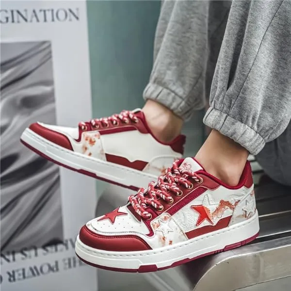 Cool Dragon Star Chunky Sneakers Women Men Trendy Aesthetic Casual Street Skateboard Walking Shoes