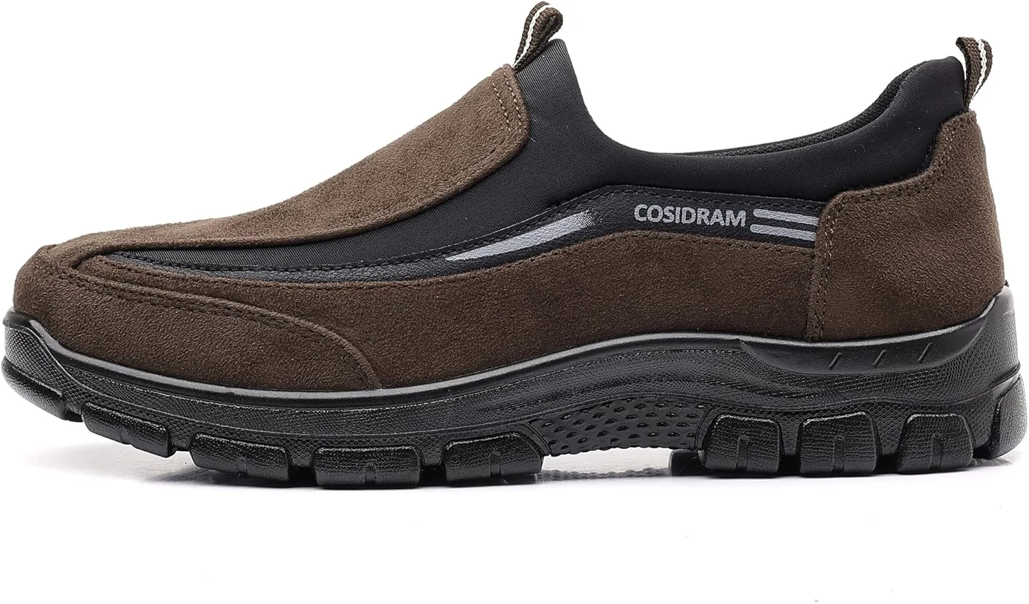 COSIDRAM Mens Casual Shoes Slip on Loafers Comfortable Non Slip Suede Driving Walking Shoes for Men