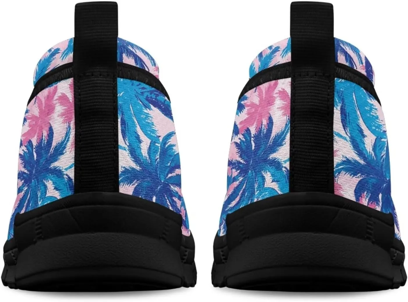 Creative Plants Print Ballet Flats Shoes for Women Slip On Platform Loafers Round Toe Soft Mesh Breathable Casual Sneakers Daily Wear