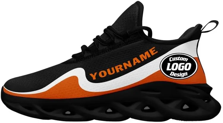 Custom Mens Road Running Shoes Personalize Breathable Baseball Athletic Sneakers Lightweight Walking Shoe Gym Trainers