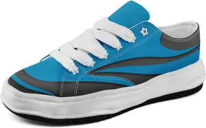 Custom Platform Sneakers for Men, Women's Personalized Chunky Canvas Shoes Thick Sole Trainers Fashion Streetwear