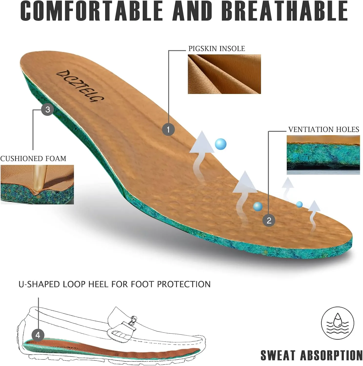 DCZTELG Penny Loafers for Men Casual Slip On Dress Moccasins Comfort Driving Boat Shoes