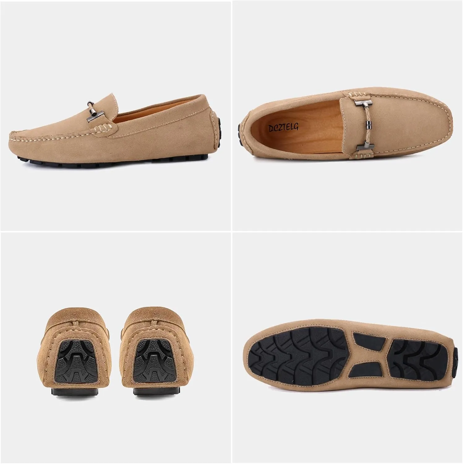 DCZTELG Penny Loafers for Men Casual Slip On Dress Moccasins Comfort Driving Boat Shoes