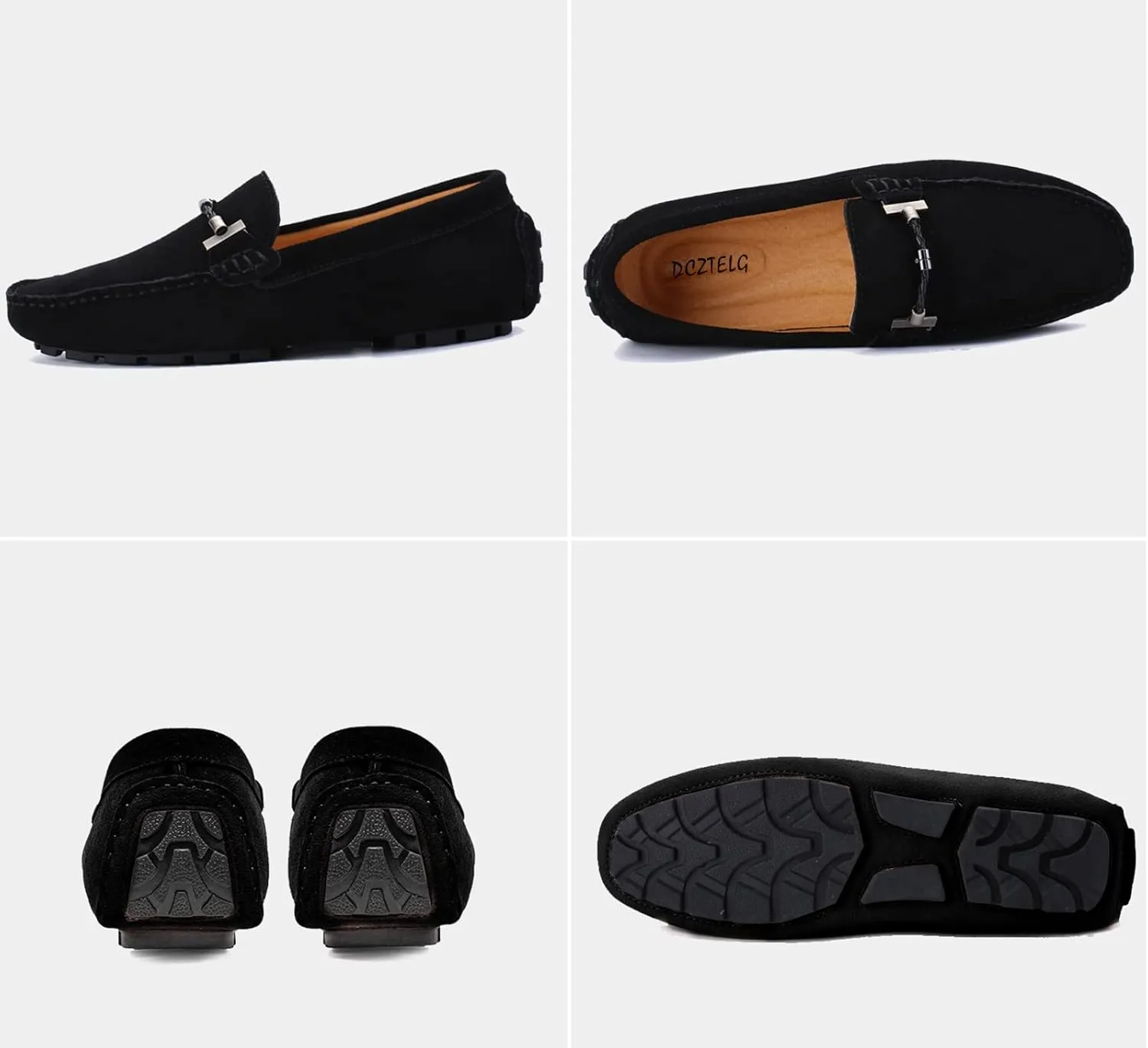 DCZTELG Penny Loafers for Men Casual Slip On Dress Moccasins Comfort Driving Boat Shoes