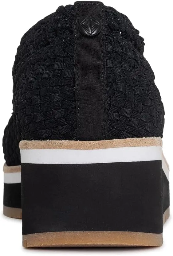 Donald J Pliner Women's Napoli Crepe Elastic Wedge Sneaker