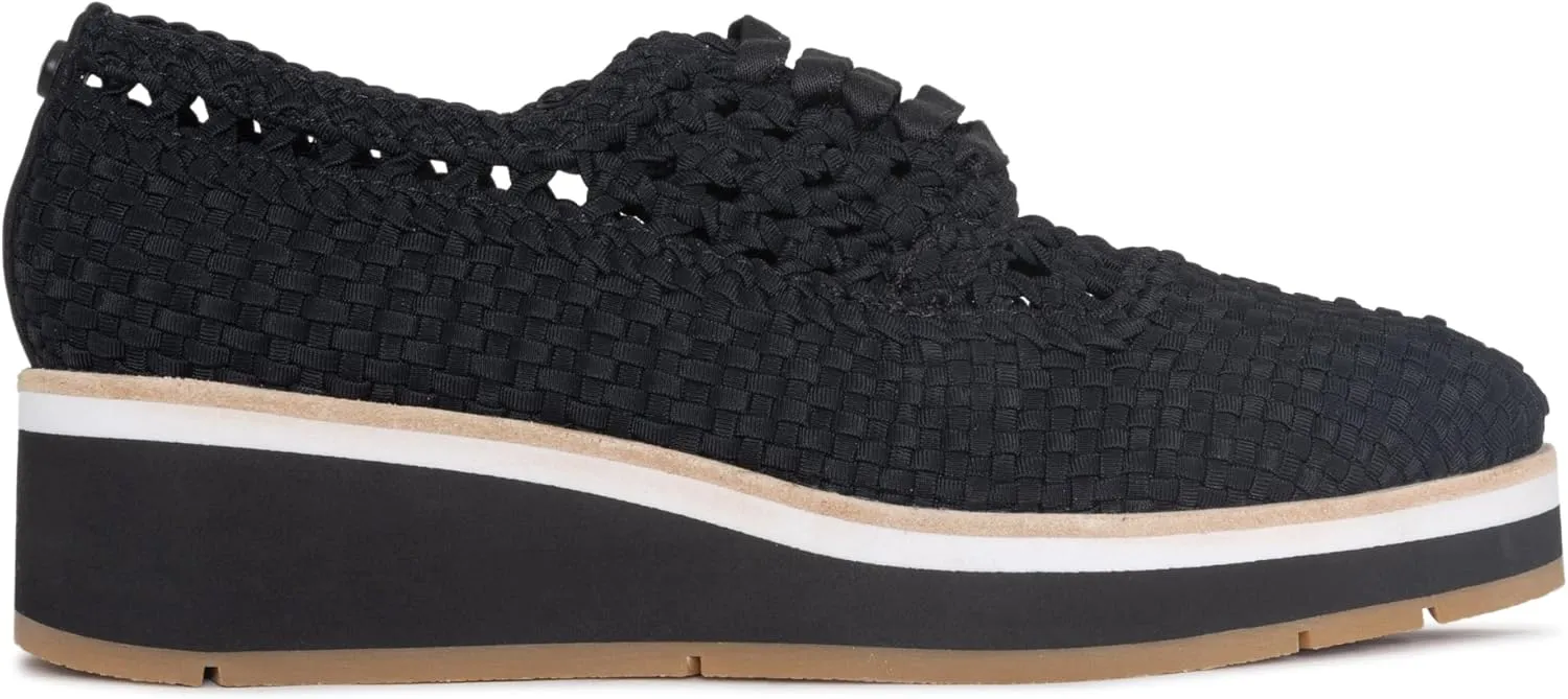 Donald J Pliner Women's Napoli Crepe Elastic Wedge Sneaker