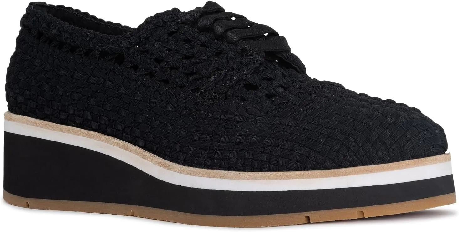 Donald J Pliner Women's Napoli Crepe Elastic Wedge Sneaker