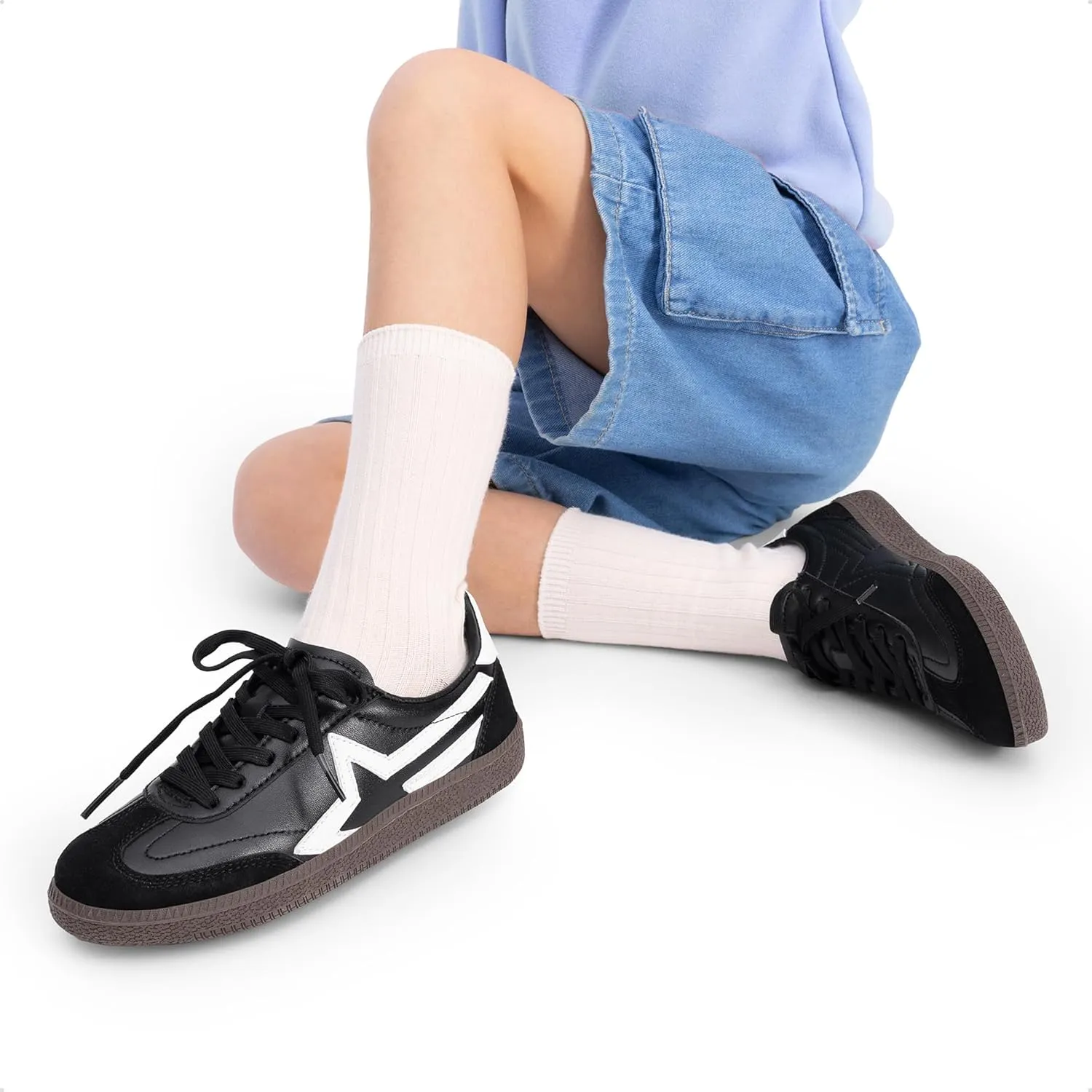DREAM PAIRS Boys Girls Sneakers Retro Classic Casual Tennis Shoes Lightweight School Walking Low Top Lace Up Footwear for Little/Big Kid