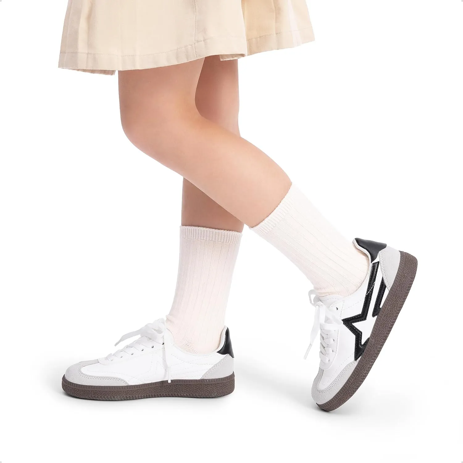 DREAM PAIRS Boys Girls Sneakers Retro Classic Casual Tennis Shoes Lightweight School Walking Low Top Lace Up Footwear for Little/Big Kid