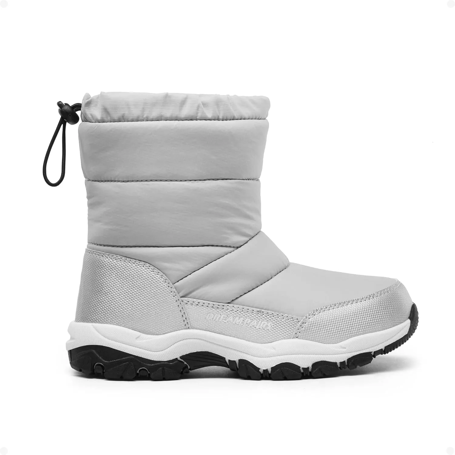 DREAM PAIRS Boys Girls Snow Boots Lightweight Slip Resistant Mid Calf Winter Shoes for Little/Big Kid