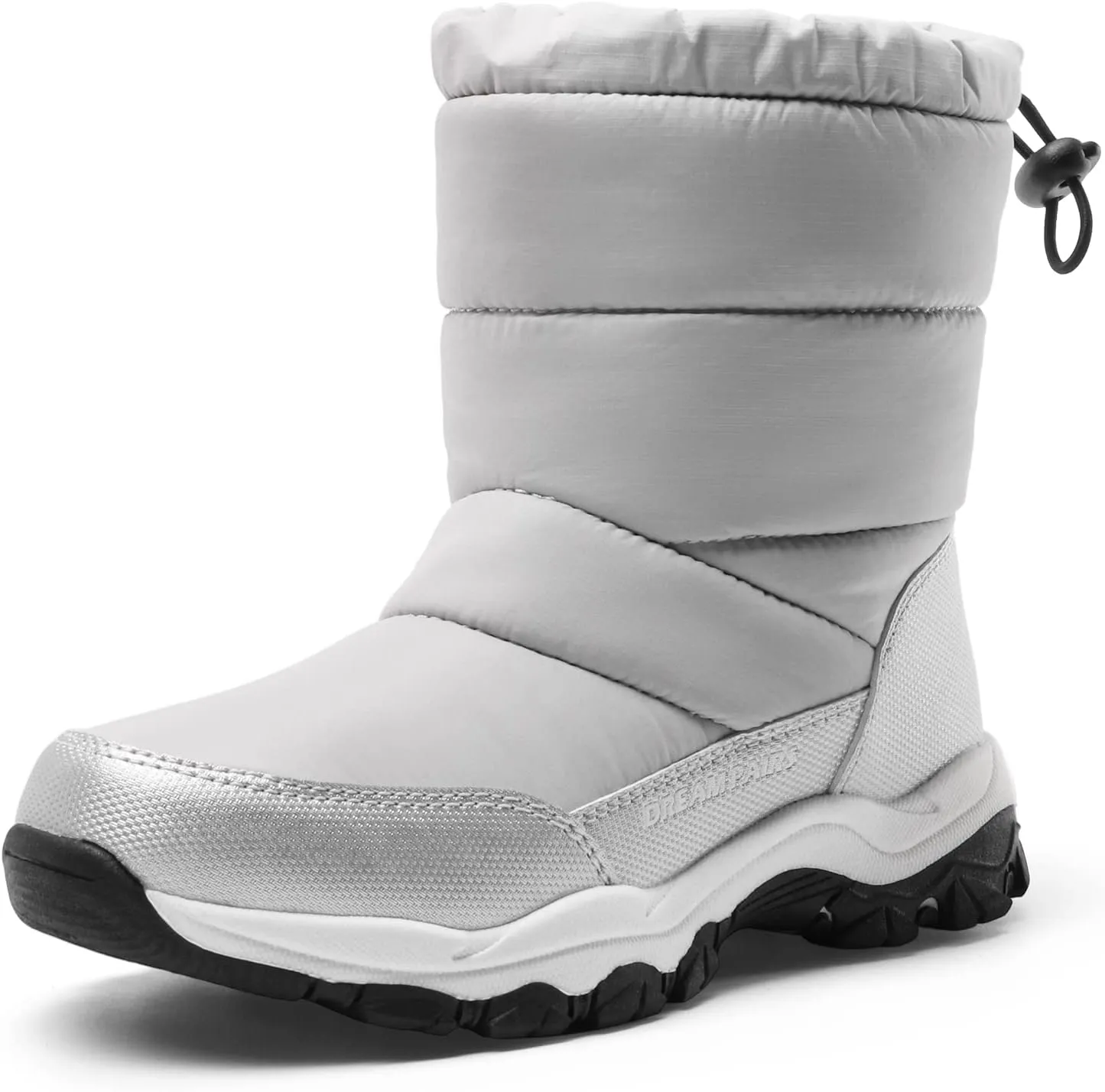 DREAM PAIRS Boys Girls Snow Boots Lightweight Slip Resistant Mid Calf Winter Shoes for Little/Big Kid