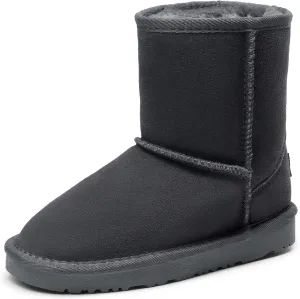 DREAM PAIRS Girls Boys Boots Kids Faux Fur Lined Winter Snow FuzzyClassic Kid's Mid Boot