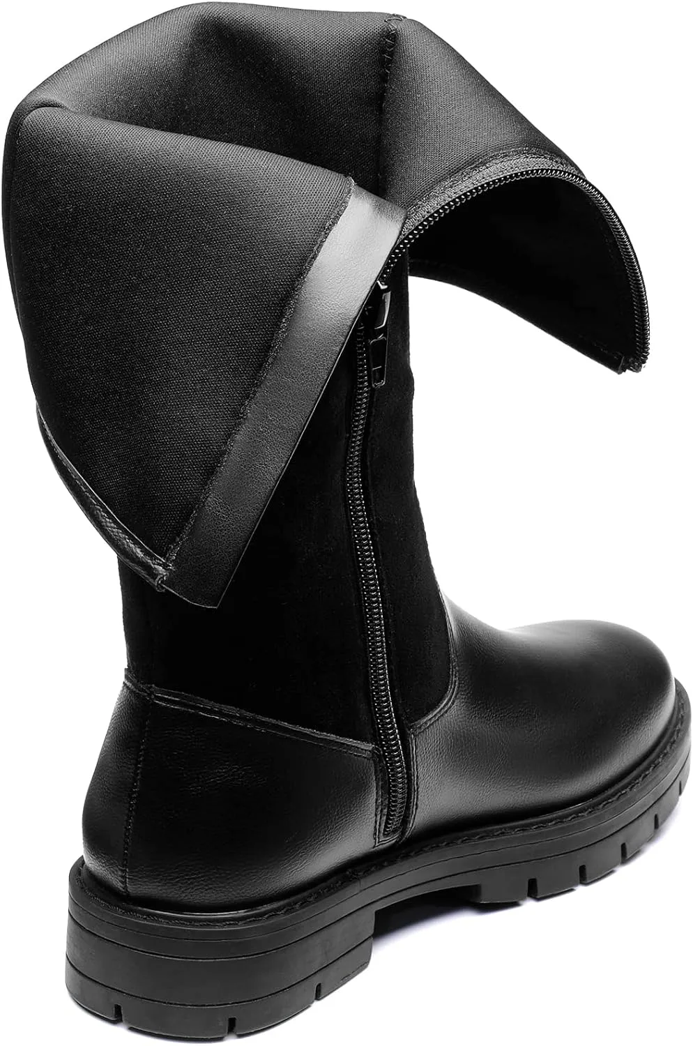 DREAM PAIRS Girls Knee High Buckle Fashion Riding Boots Little Kid/Big Kid