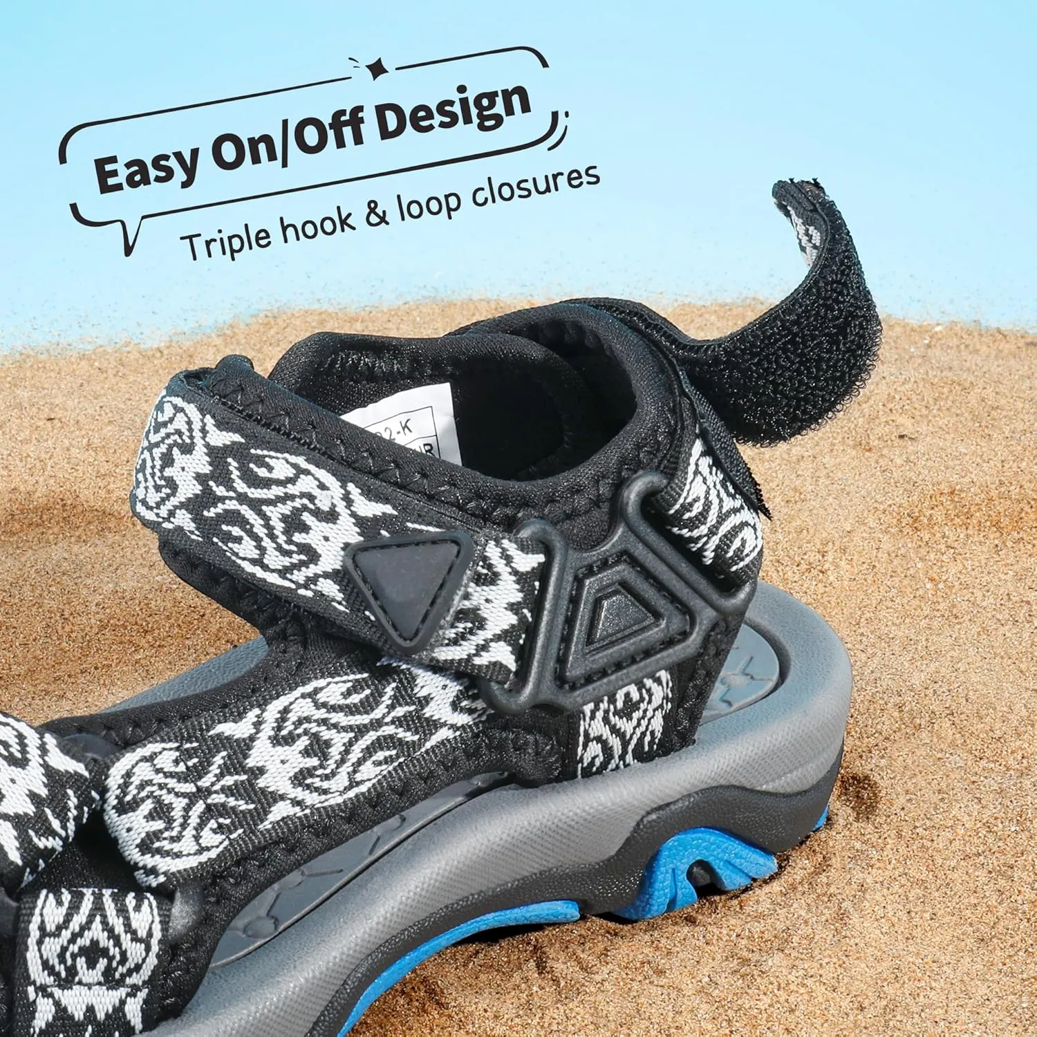 DREAM PAIRS Kids Adventurous Light-Weight Adjustable Straps Summer Sandals (Toddler/Little Kid/Big Kid)