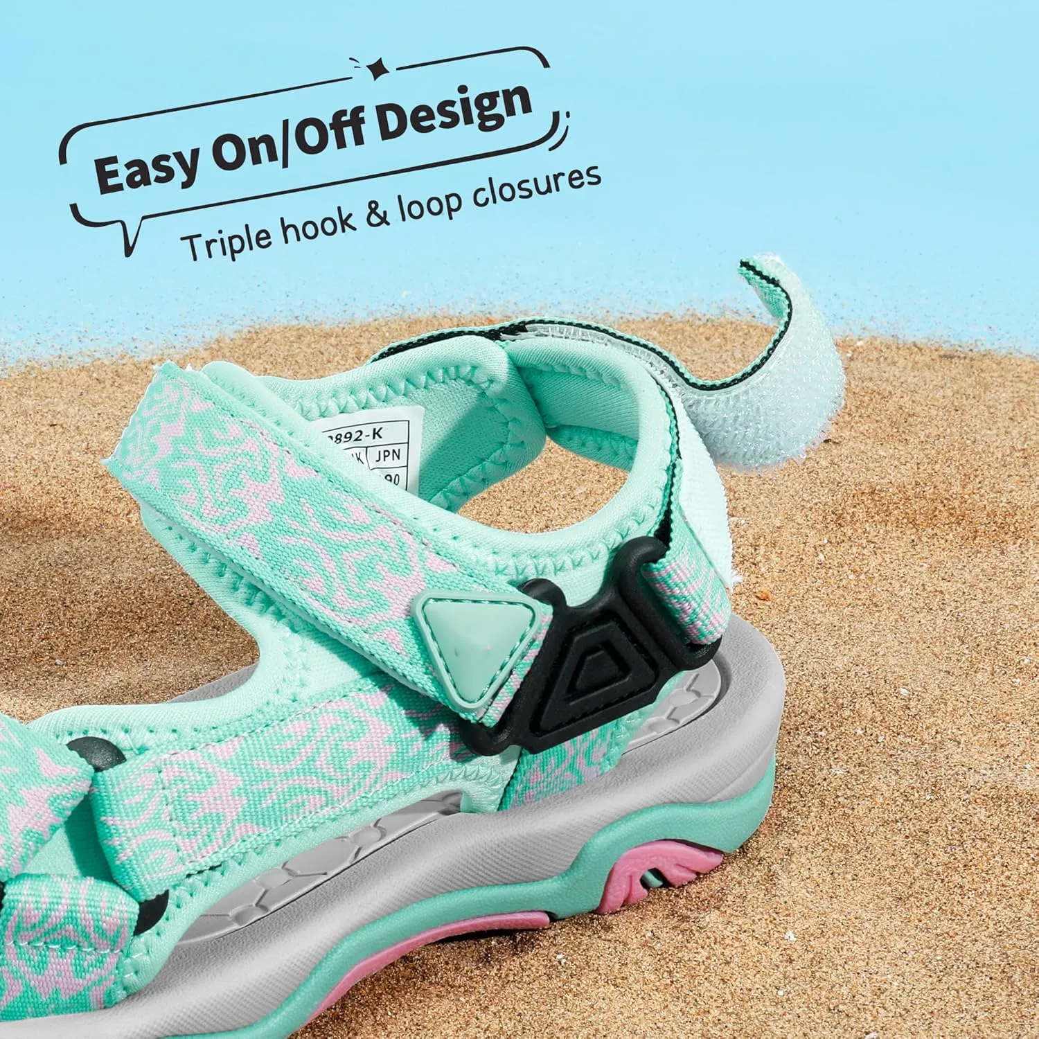 DREAM PAIRS Kids Adventurous Light-Weight Adjustable Straps Summer Sandals (Toddler/Little Kid/Big Kid)