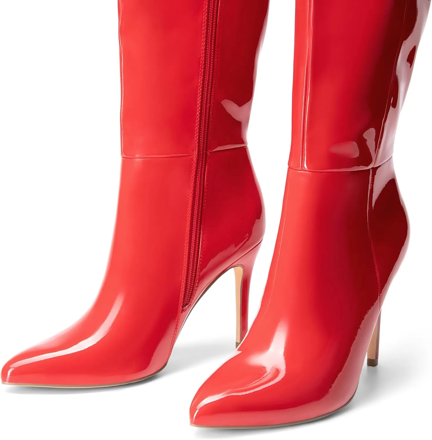 DREAM PAIRS Knee High Boots for Women, Sexy Pointed Toe Stiletto High Heel Boots, Fashion & Classic Dress Shoes