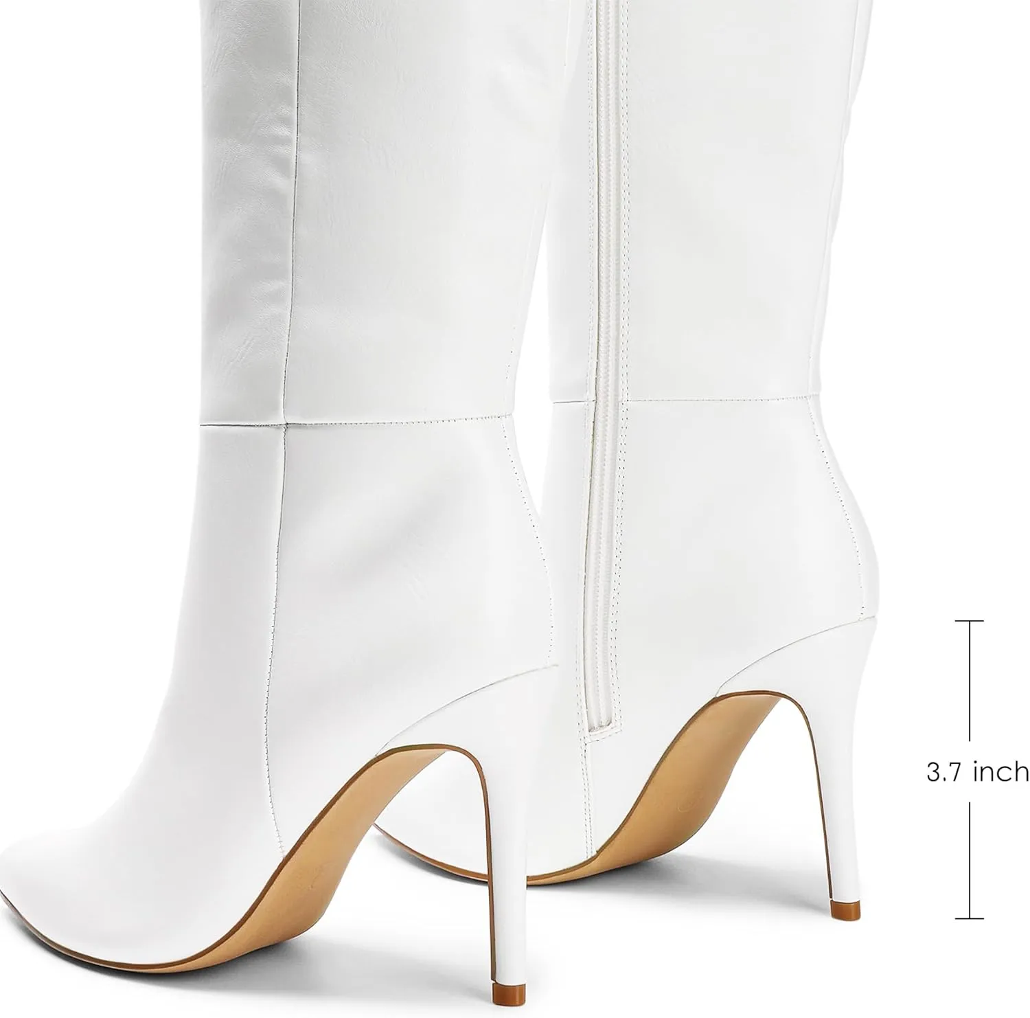 DREAM PAIRS Knee High Boots for Women, Sexy Pointed Toe Stiletto High Heel Boots, Fashion & Classic Dress Shoes