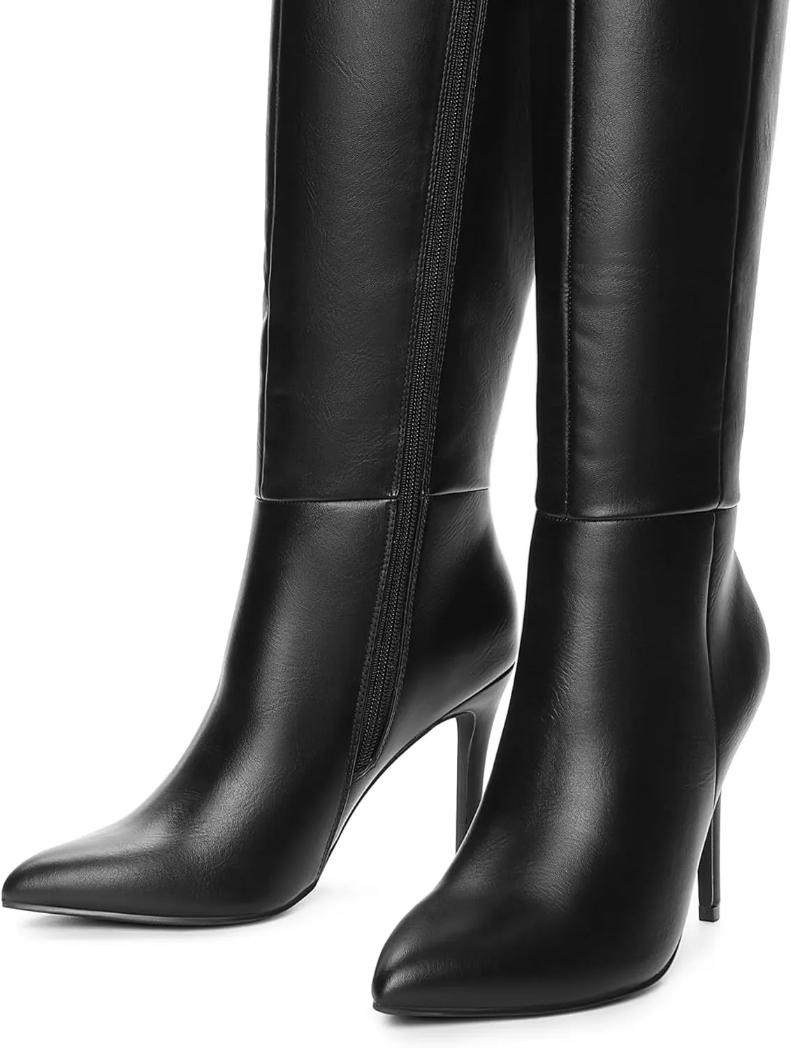 DREAM PAIRS Knee High Boots for Women, Sexy Pointed Toe Stiletto High Heel Boots, Fashion & Classic Dress Shoes