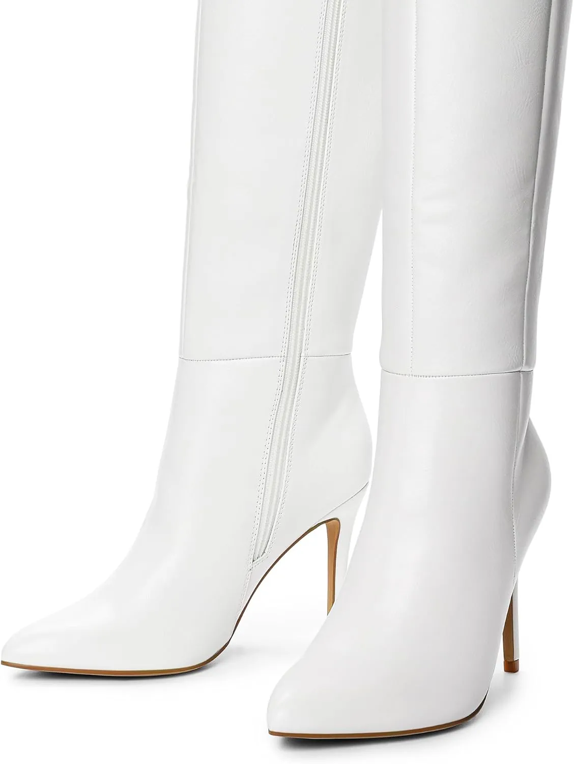DREAM PAIRS Knee High Boots for Women, Sexy Pointed Toe Stiletto High Heel Boots, Fashion & Classic Dress Shoes
