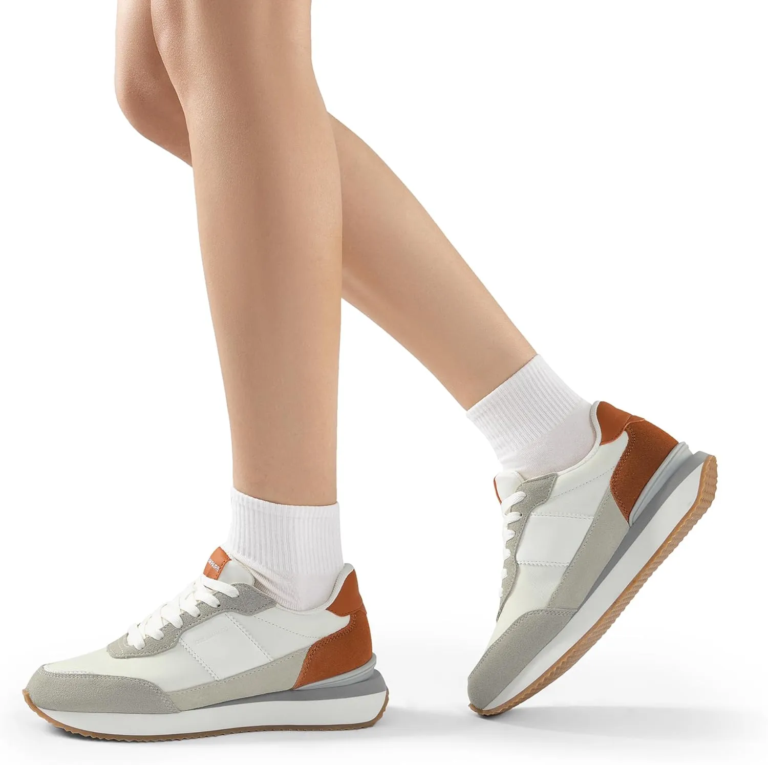 DREAM PAIRS Women Fashion Sneakers Walking Tennis Sports Athletic Comfortable Lightweight Running Lace Up Retro Classic Casual Sneaker