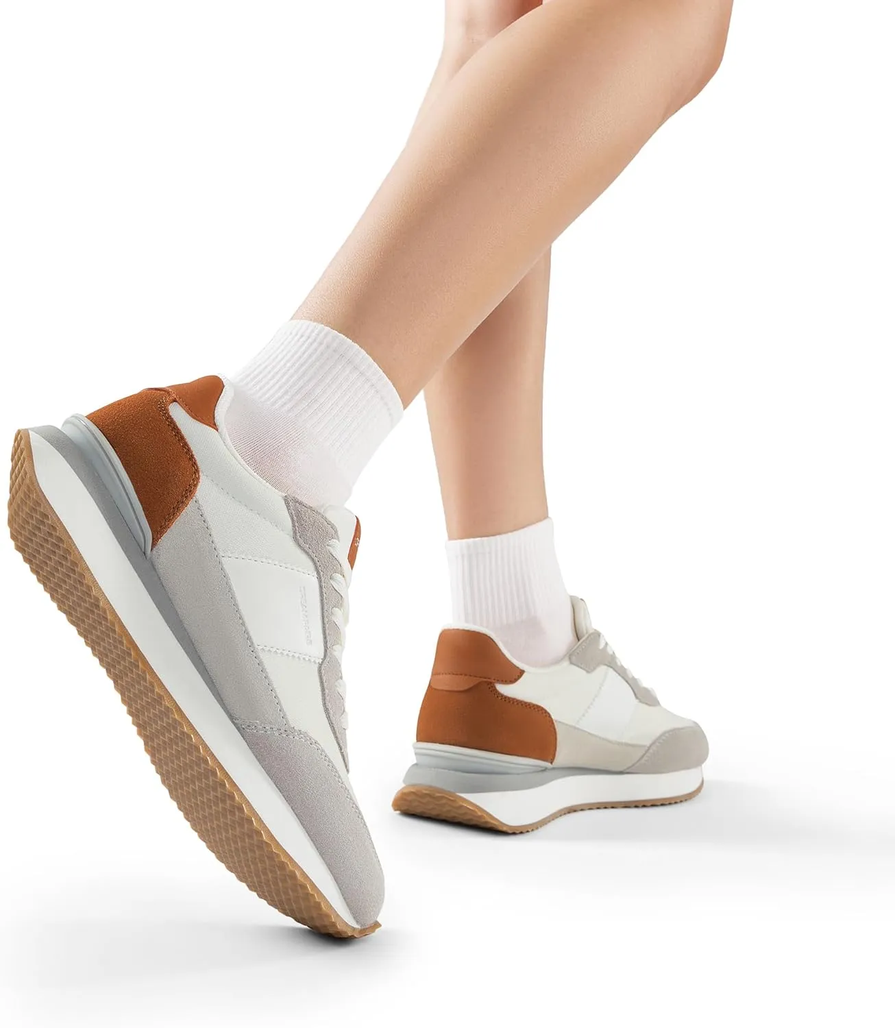 DREAM PAIRS Women Fashion Sneakers Walking Tennis Sports Athletic Comfortable Lightweight Running Lace Up Retro Classic Casual Sneaker