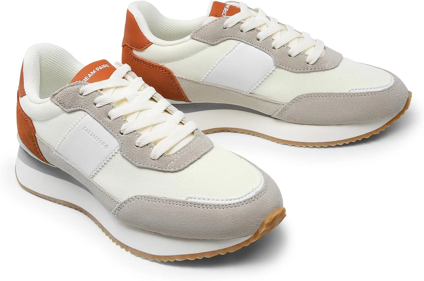 DREAM PAIRS Women Fashion Sneakers Walking Tennis Sports Athletic Comfortable Lightweight Running Lace Up Retro Classic Casual Sneaker