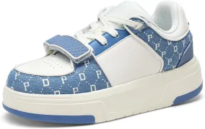 DREAM PAIRS Women Platform Chunky Sneakers Leather Oli Casual Fashion Sneaker