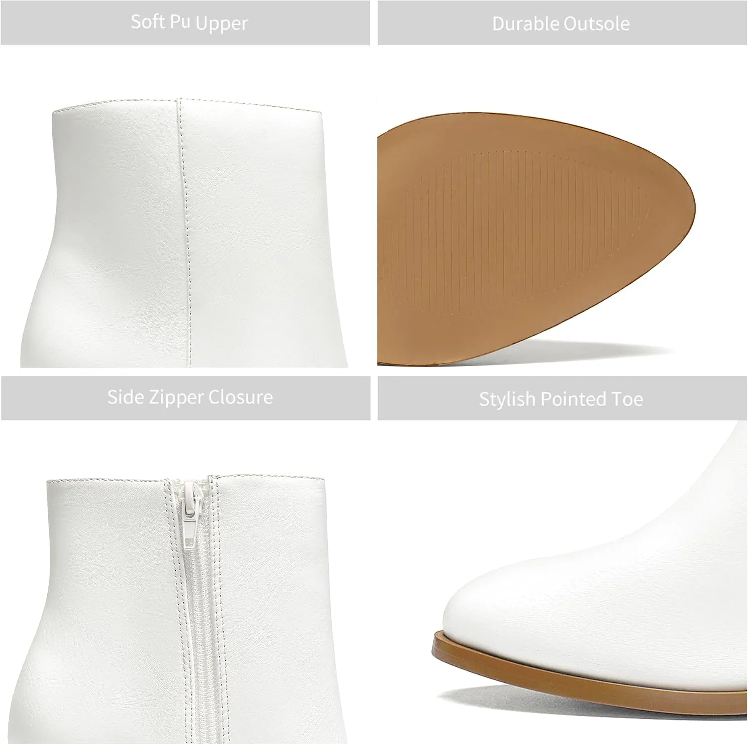 DREAM PAIRS Women's Ankle Boots Chunky Block Heel Booties