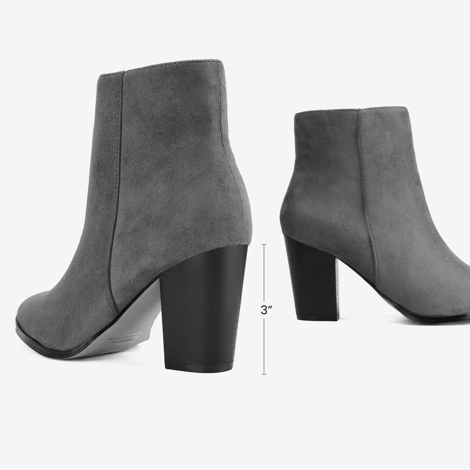 DREAM PAIRS Women's Ankle Boots Chunky Block Heel Booties