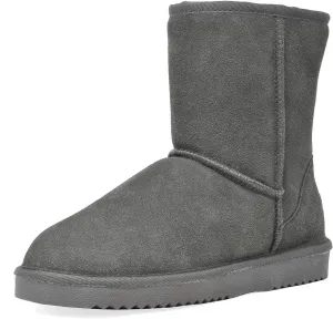 DREAM PAIRS Women's Shorty-New Mid Calf Winter Snow Boots