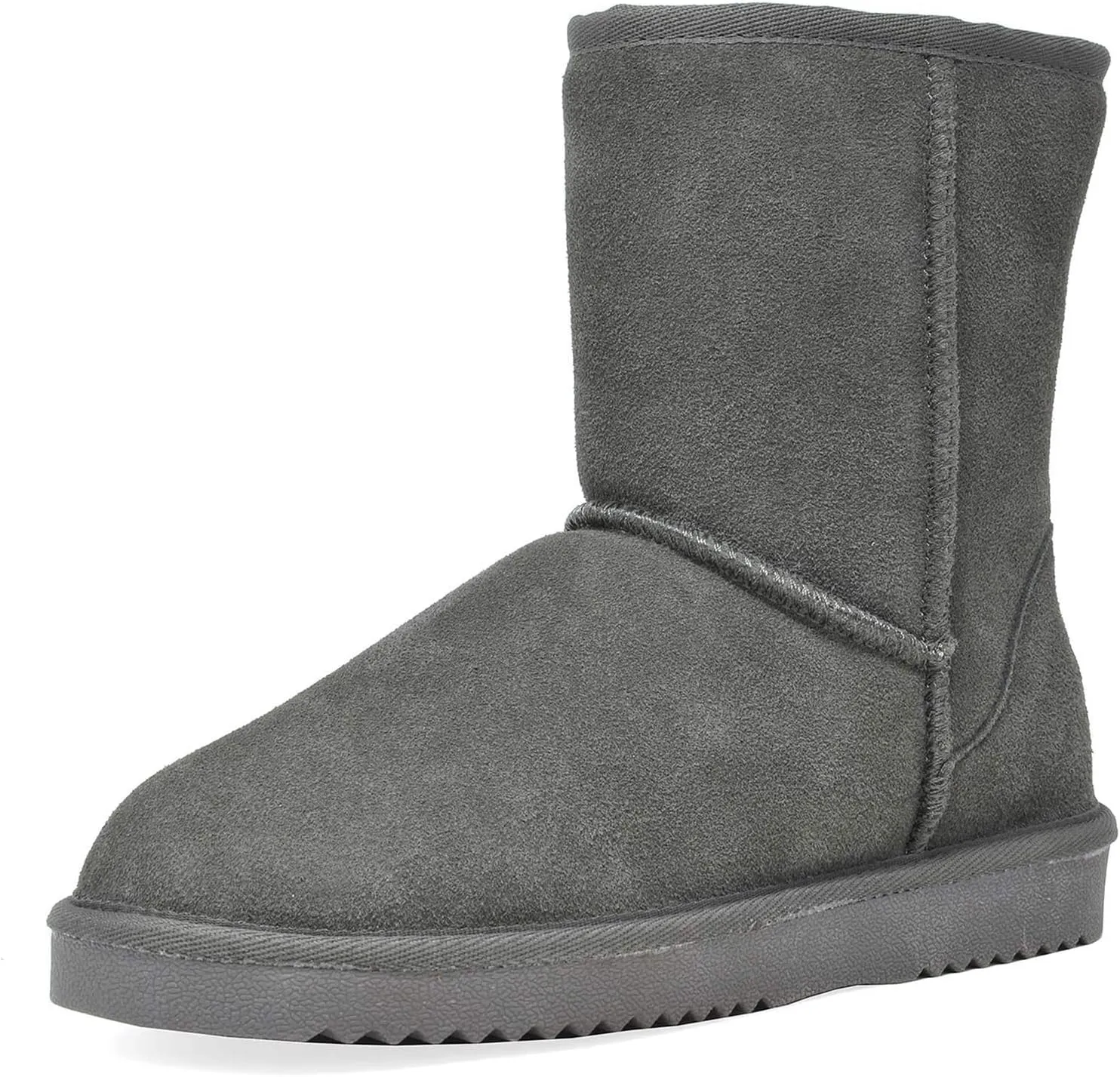 DREAM PAIRS Women's Shorty-New Mid Calf Winter Snow Boots