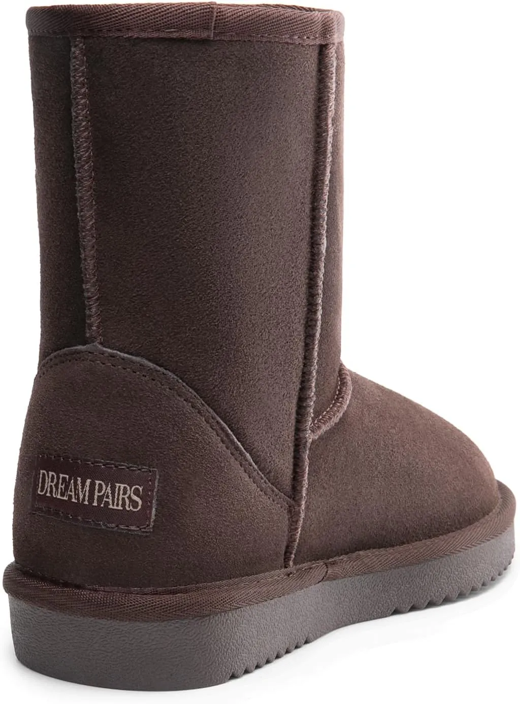DREAM PAIRS Women's Shorty-New Mid Calf Winter Snow Boots