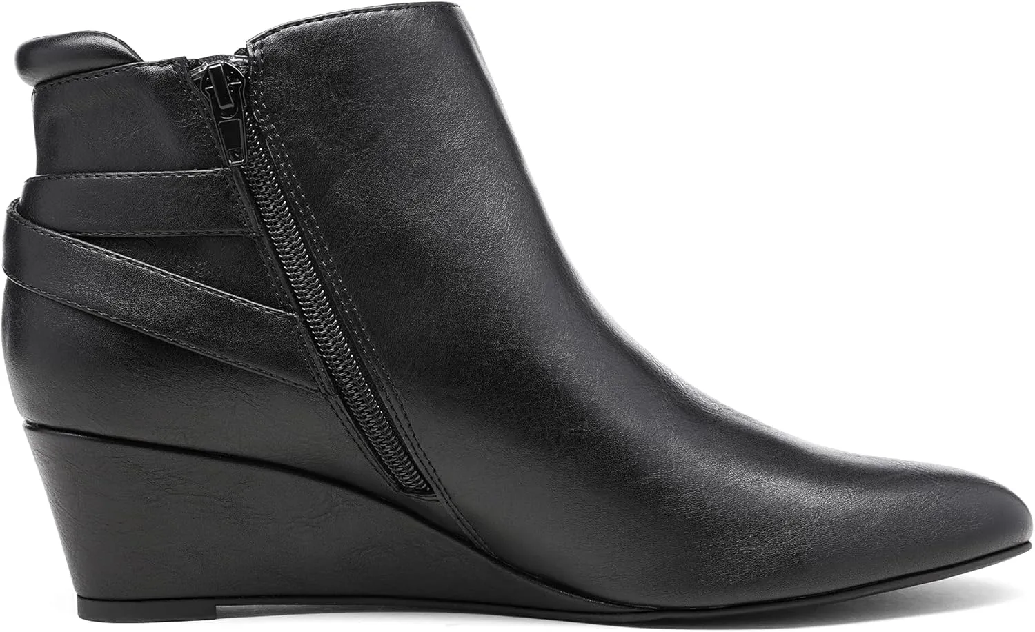 DREAM PAIRS Women's Wedge Ankle Boots Fall Low Heel Short Booties Shoes