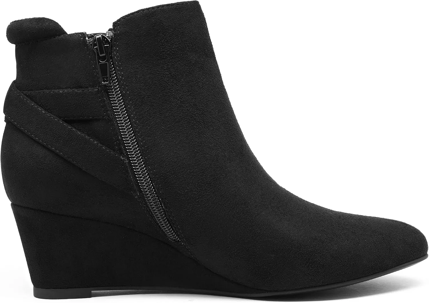 DREAM PAIRS Women's Wedge Ankle Boots Fall Low Heel Short Booties Shoes
