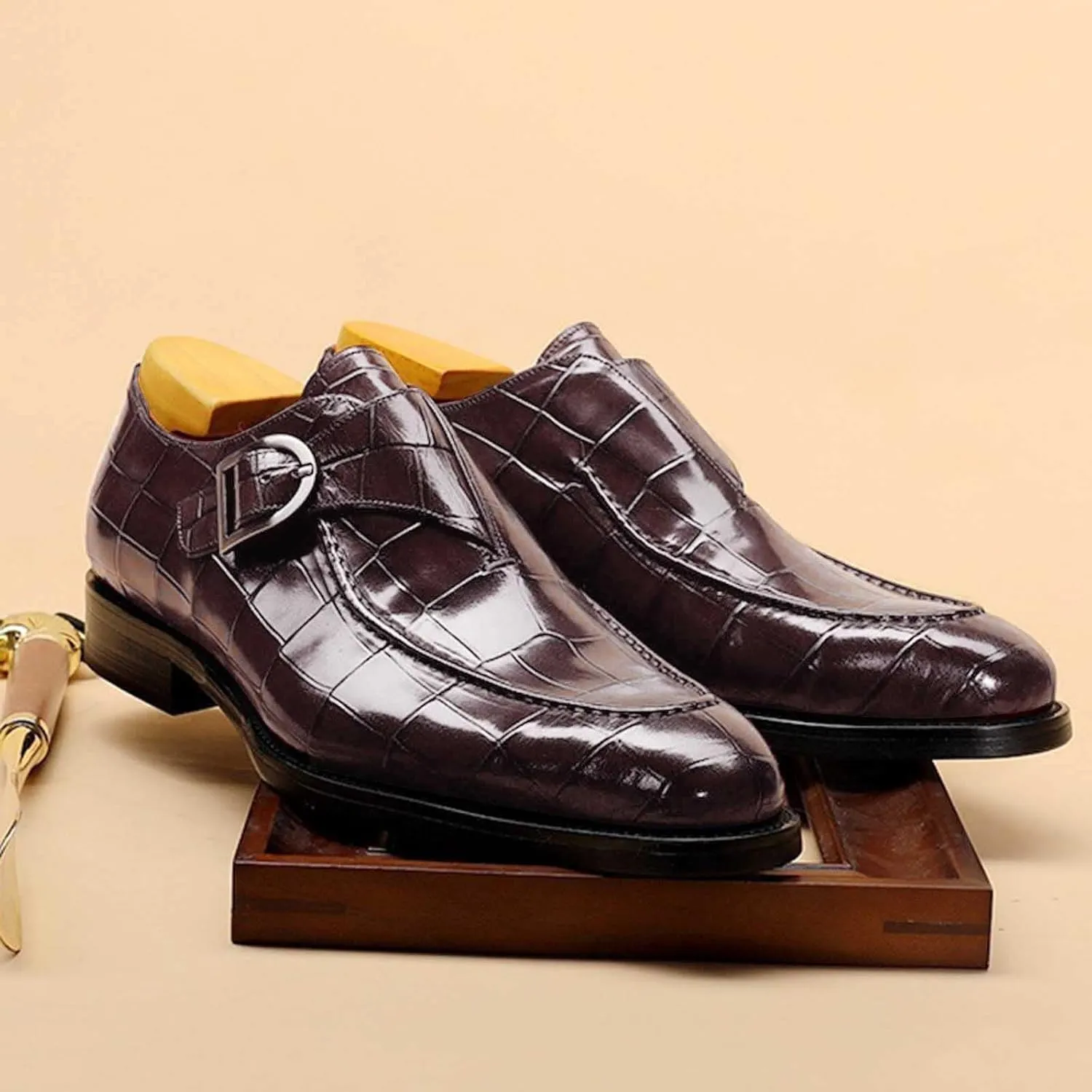 Dress Shoes for Men Loafers Wide Mens Shoes Fashion Classic Style British Retro Pointed Business Casual Shoes Men Black