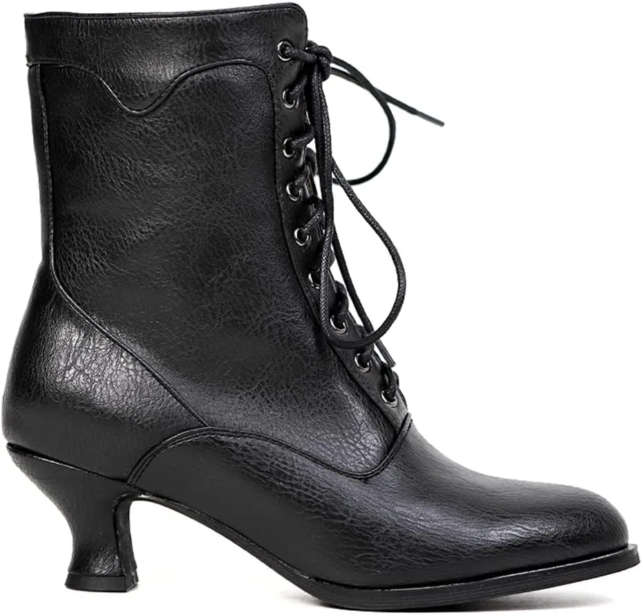 Erocalli Victorian Witch Costume Shoes - Women's Pirate Vintage Boots