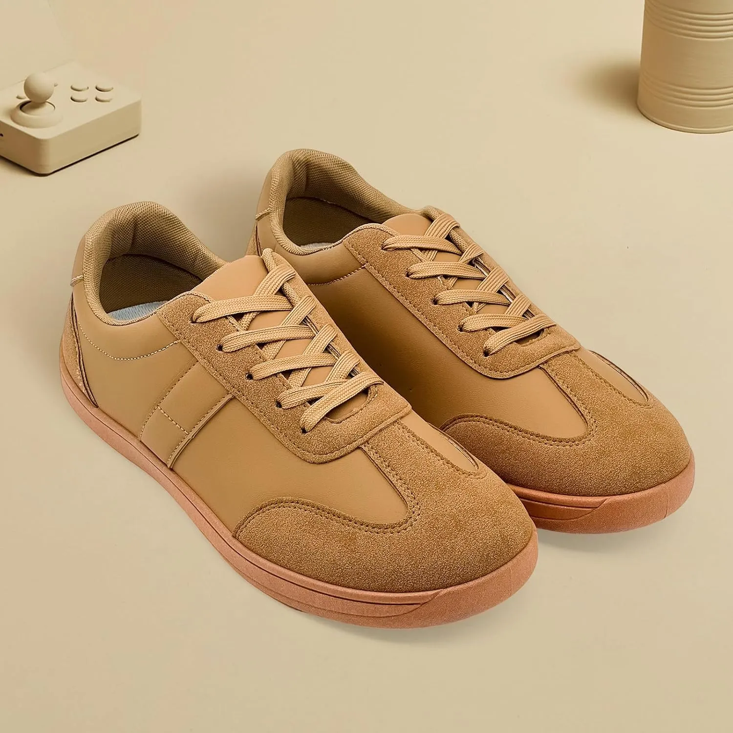 Fashion Sneakers for Women Men, Classic Casual Retro Trainer Shoes Low-Top Comfortable Breathable Walking Flat Tennis Shoes
