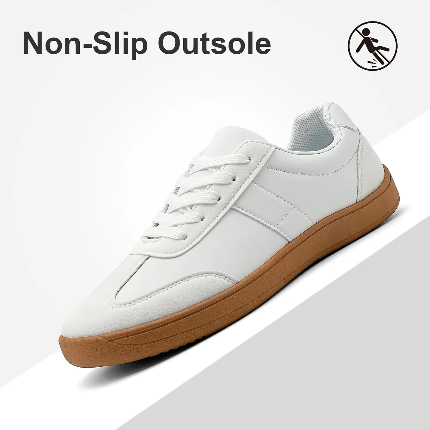 Fashion Sneakers for Women Men, Classic Casual Retro Trainer Shoes Low-Top Comfortable Breathable Walking Flat Tennis Shoes