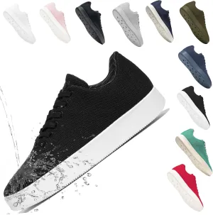 Fashion Sneakers,Lightweight Breathable Slip on Loafers,Training Shoes for Men Women, Comfortable Lace-up Unisex Mesh Flats Shoes, Casual Waterproof Walking Shoes, Low Top Shoes for Travel