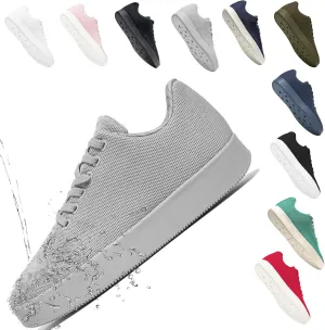 Fashion Sneakers,Lightweight Breathable Slip on Loafers,Training Shoes for Men Women, Comfortable Lace-up Unisex Mesh Flats Shoes, Casual Waterproof Walking Shoes, Low Top Shoes for Travel