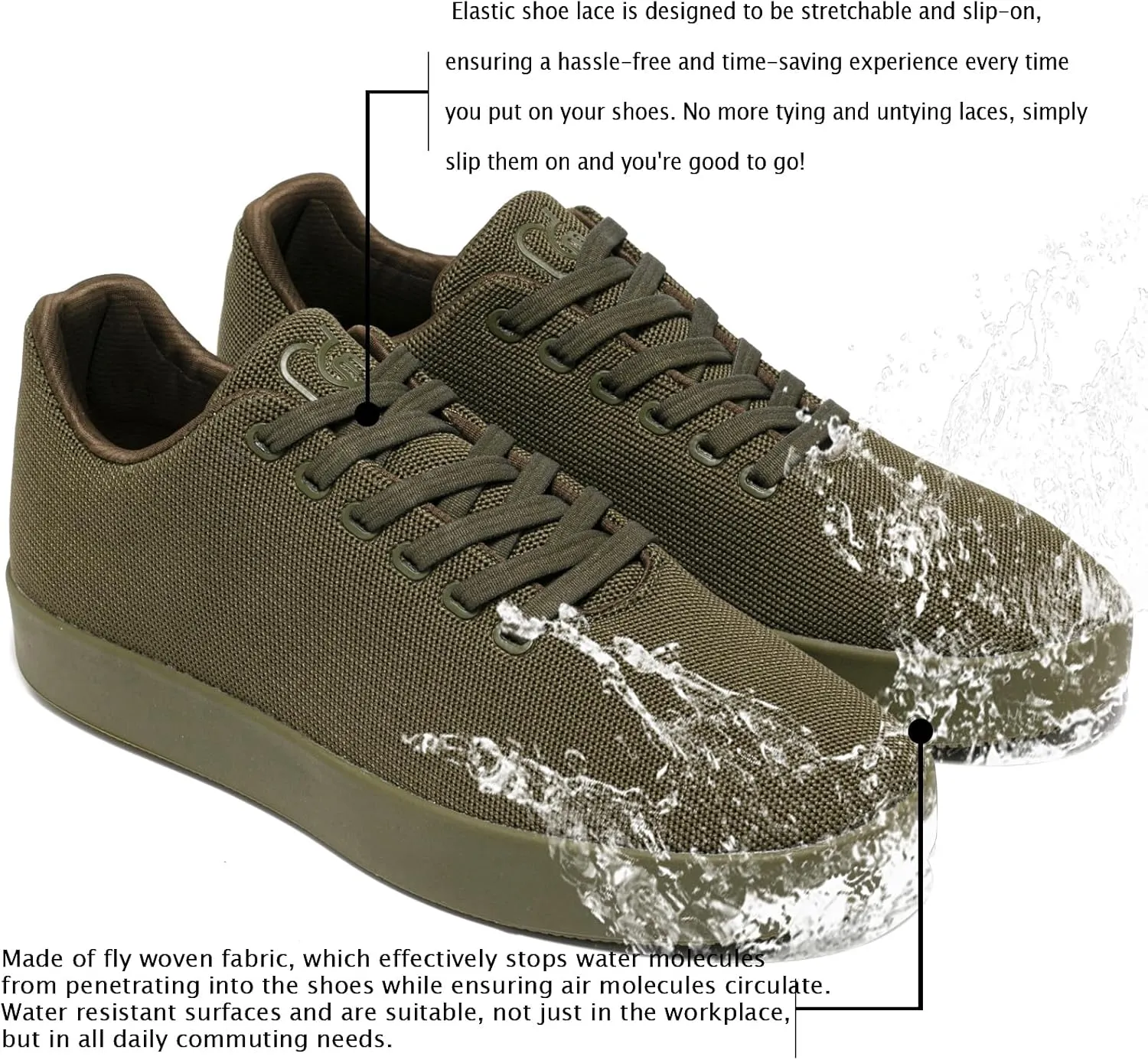Fashion Sneakers,Lightweight Breathable Slip on Loafers,Training Shoes for Men Women, Comfortable Lace-up Unisex Mesh Flats Shoes, Casual Waterproof Walking Shoes, Low Top Shoes for Travel