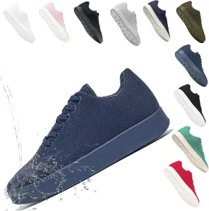 Fashion Sneakers,Lightweight Breathable Slip on Loafers,Training Shoes for Men Women, Comfortable Lace-up Unisex Mesh Flats Shoes, Casual Waterproof Walking Shoes, Low Top Shoes for Travel