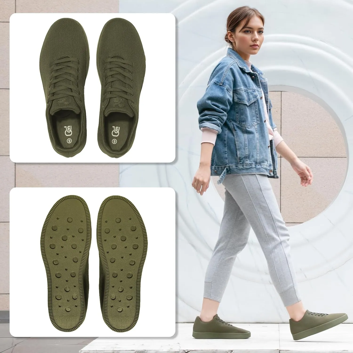 Fashion Sneakers,Lightweight Breathable Slip on Loafers,Training Shoes for Men Women, Comfortable Lace-up Unisex Mesh Flats Shoes, Casual Waterproof Walking Shoes, Low Top Shoes for Travel
