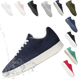 Fashion Sneakers,Lightweight Breathable Slip on Loafers,Training Shoes for Men Women, Comfortable Lace-up Unisex Mesh Flats Shoes, Casual Waterproof Walking Shoes, Low Top Shoes for Travel