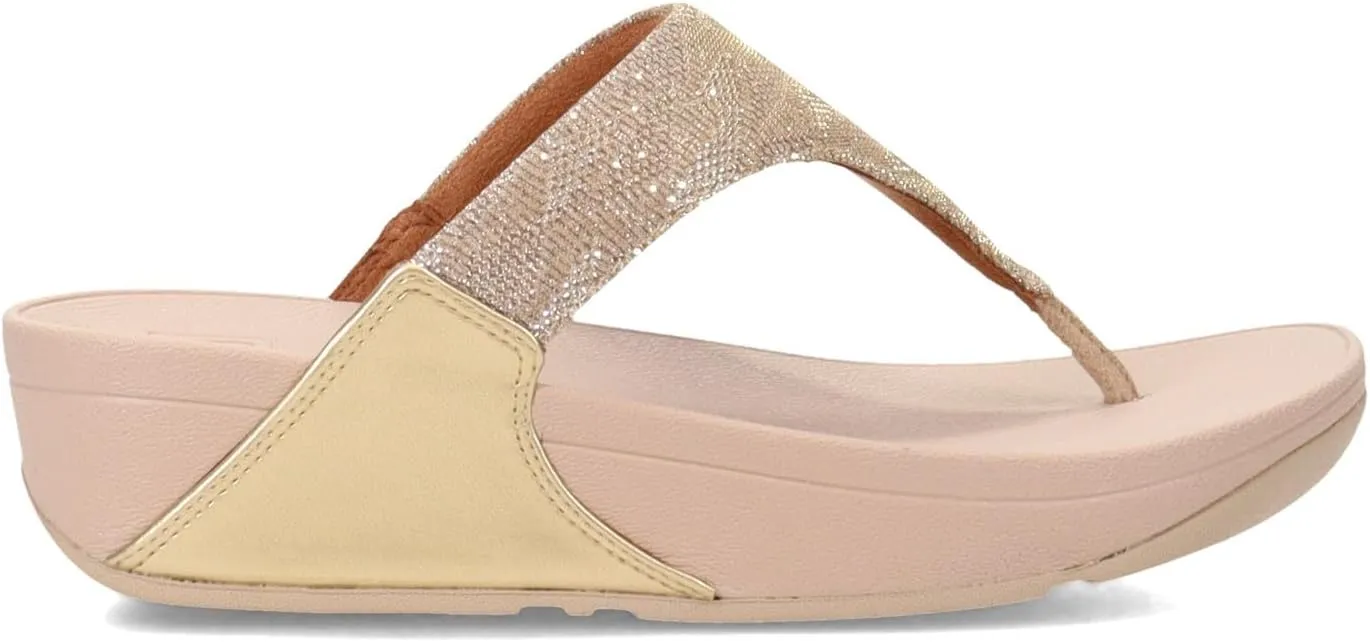 FitFlop Womens ThongLULU Glitz Toe-Post Sandals