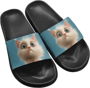 Forchrinse Corgi Slide Sandals for Men Women Cute Slippers Summer House Shoes Anti Slip Comfort Sport Athletic Sandals Lightweight