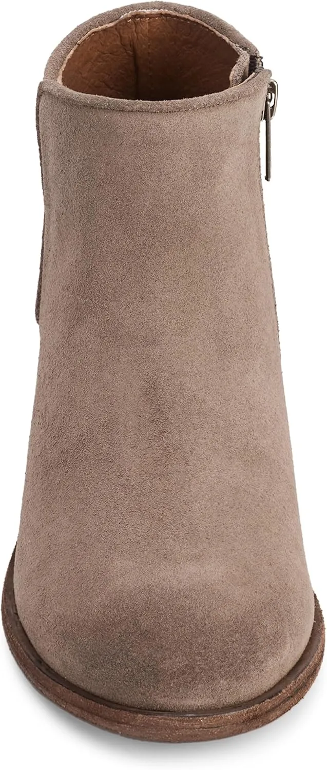 Frye Carson Piping Booties for Women Made from Soft Full-Grain Leather with Signature Western-Inspired Piping Detail and Supple Leather Lining – 4” Shaft Height