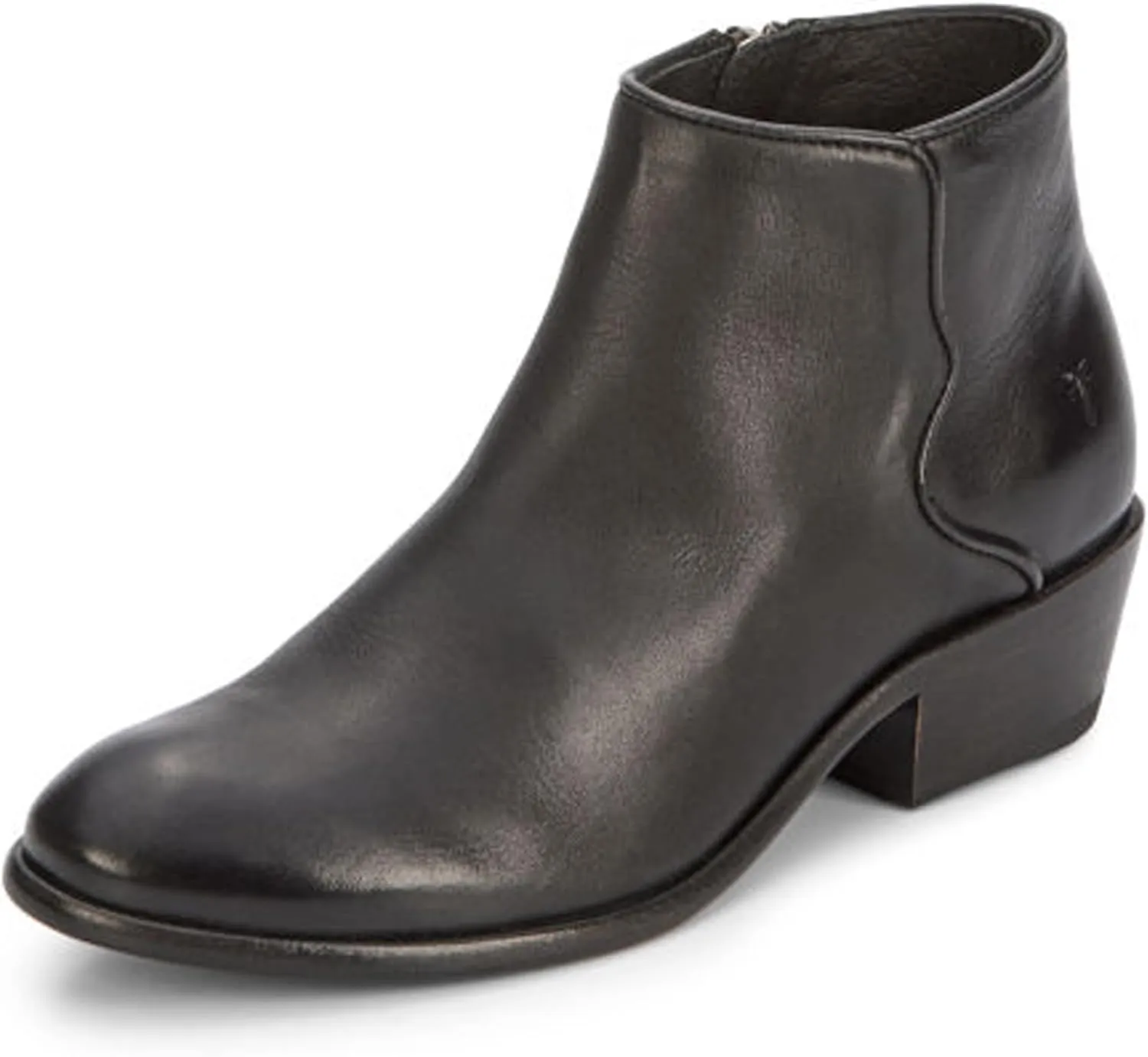 Frye Carson Piping Booties for Women Made from Soft Full-Grain Leather with Signature Western-Inspired Piping Detail and Supple Leather Lining – 4” Shaft Height