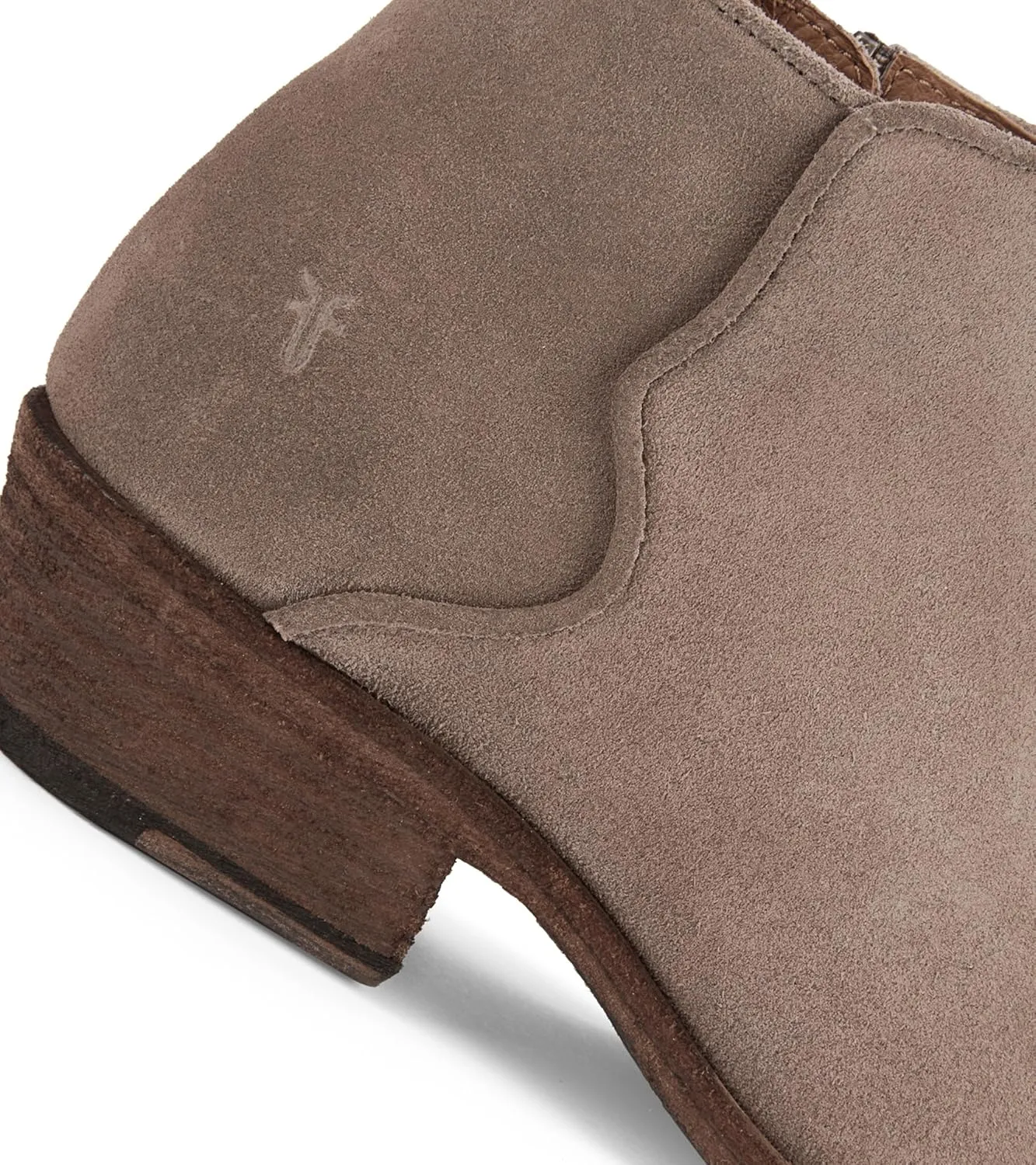 Frye Carson Piping Booties for Women Made from Soft Full-Grain Leather with Signature Western-Inspired Piping Detail and Supple Leather Lining – 4” Shaft Height