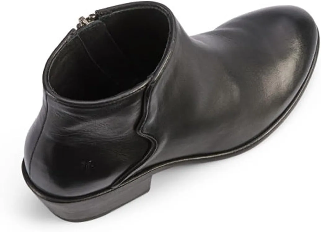 Frye Carson Piping Booties for Women Made from Soft Full-Grain Leather with Signature Western-Inspired Piping Detail and Supple Leather Lining – 4” Shaft Height